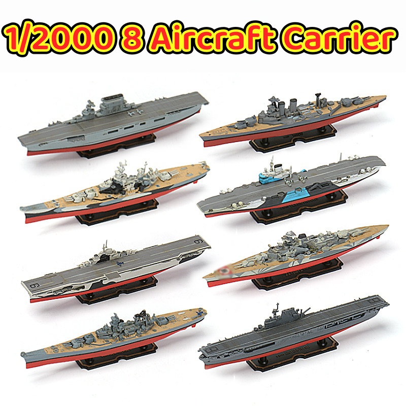Model Kit Yamato - 1/2000 Model okrętu wojennego: amerykańska lotniskowiec