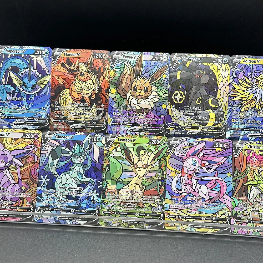 Model Kit Game - 10 sztuk/zestaw DIY PTCG Eevee Umbreon