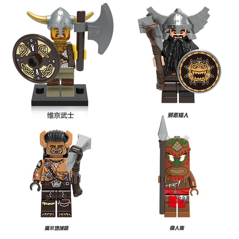 Model Kit Knight - Klocki konstrukcyjne MOC Seria Średniowieczny Zamek