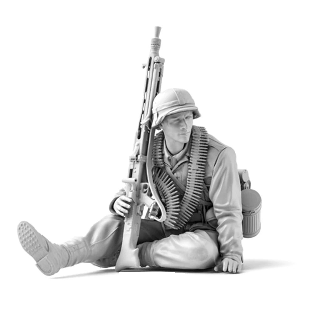 Model Kit Oberon - 1/16 Strzelec MG42 z piechoty, figurka