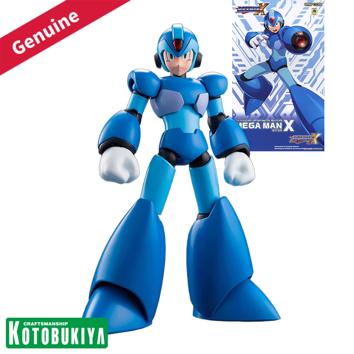 Mega Man X Model Kit - Oryginalne, autentyczne zestawy modeli Kotobukiya Rockman