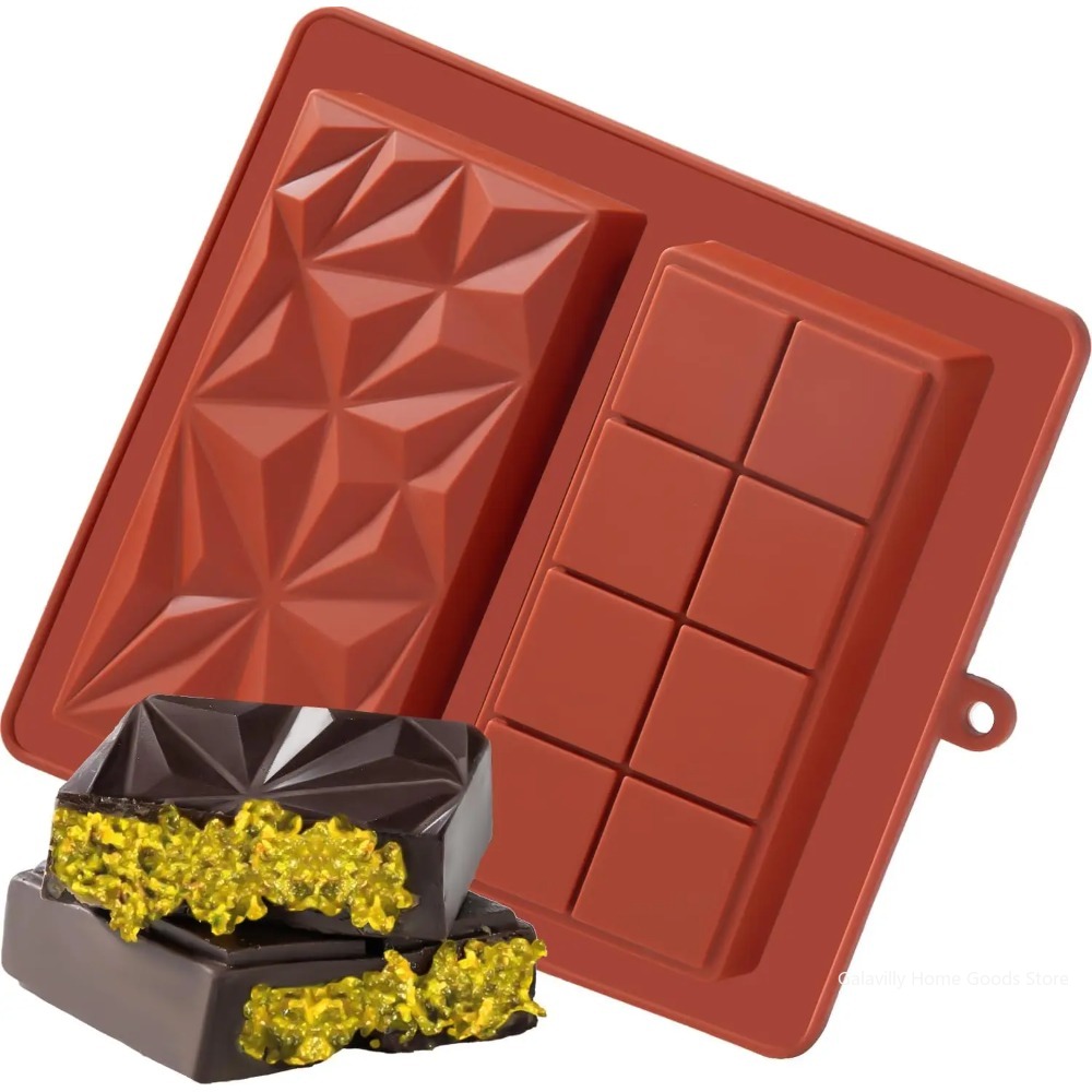 Model Kitchen Set - Forma silikonowa do czekolady z pistacjami