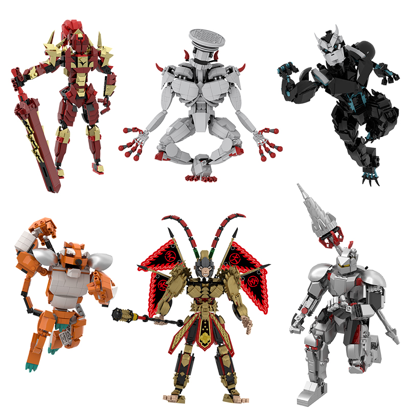 Model Kit Kaiju No 8 - Nowa seria potworów zmontowany podręczny blok