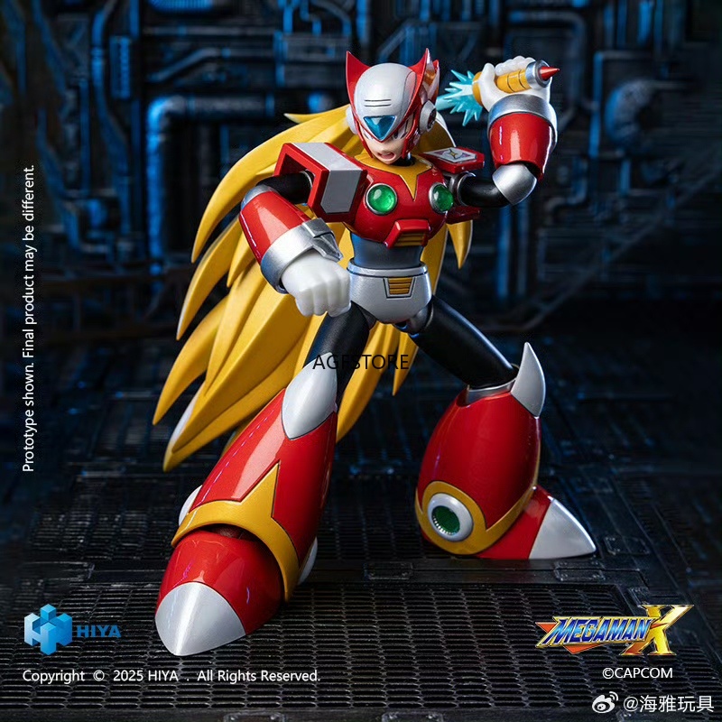 Mega Man X Model Kit - Przedsprzedaż: Ruchoma figurka HIYA 14,5 cm