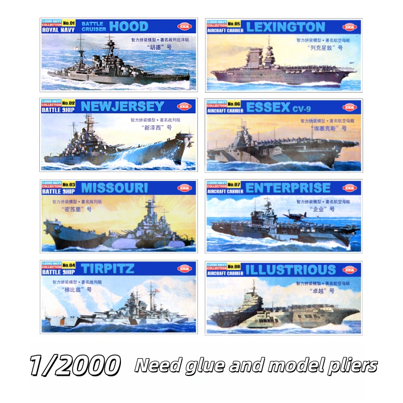 1/2000 Model okrętu wojennego: – Model Kit Yamato recenzja i cena