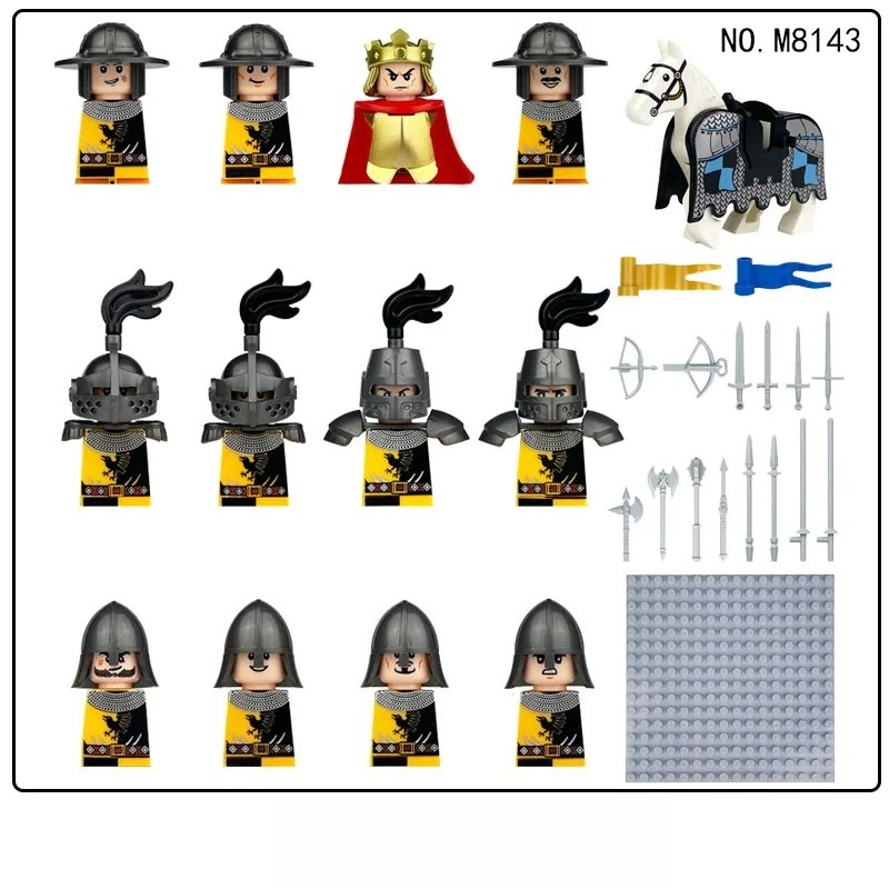 Średniowieczny Zamek MOC Rycer – Model Kit Knight recenzja i cena