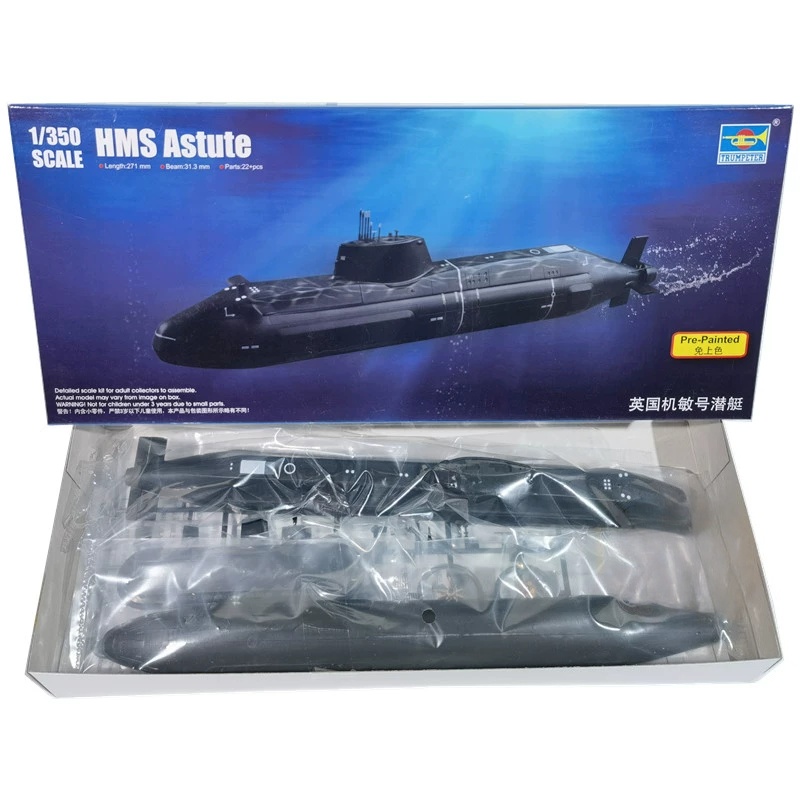 TRUMPETER 1/350 Skala HMS Astu – Model Kit Yamato recenzja i cena