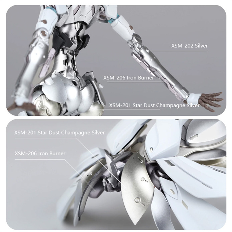 Nowa farba metaliczna DSPIAE X – Model Kit Paint Set recenzja i cena