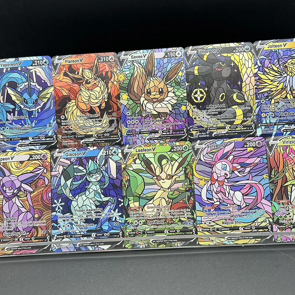 10 sztuk/zestaw DIY PTCG Eevee – Model Kit Game recenzja i cena