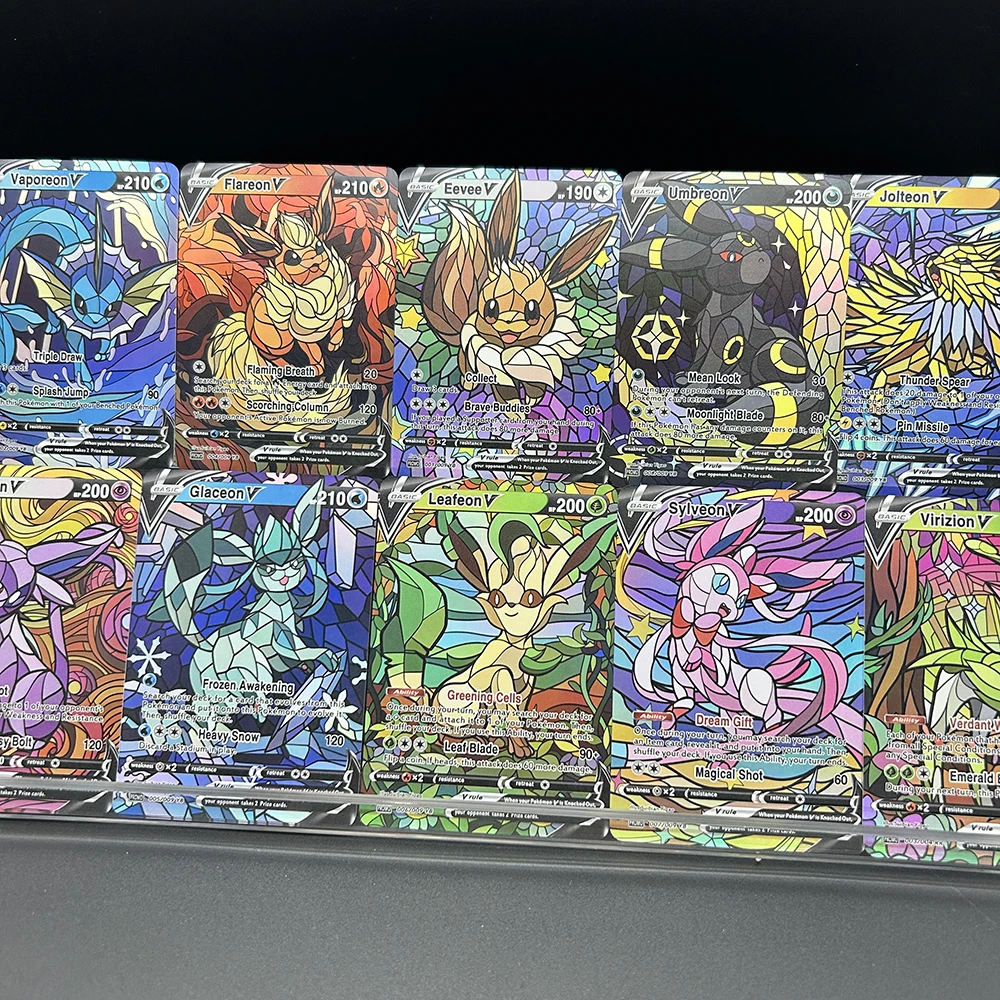 10 sztuk/zestaw DIY PTCG Eevee – Model Kit Game recenzja i cena