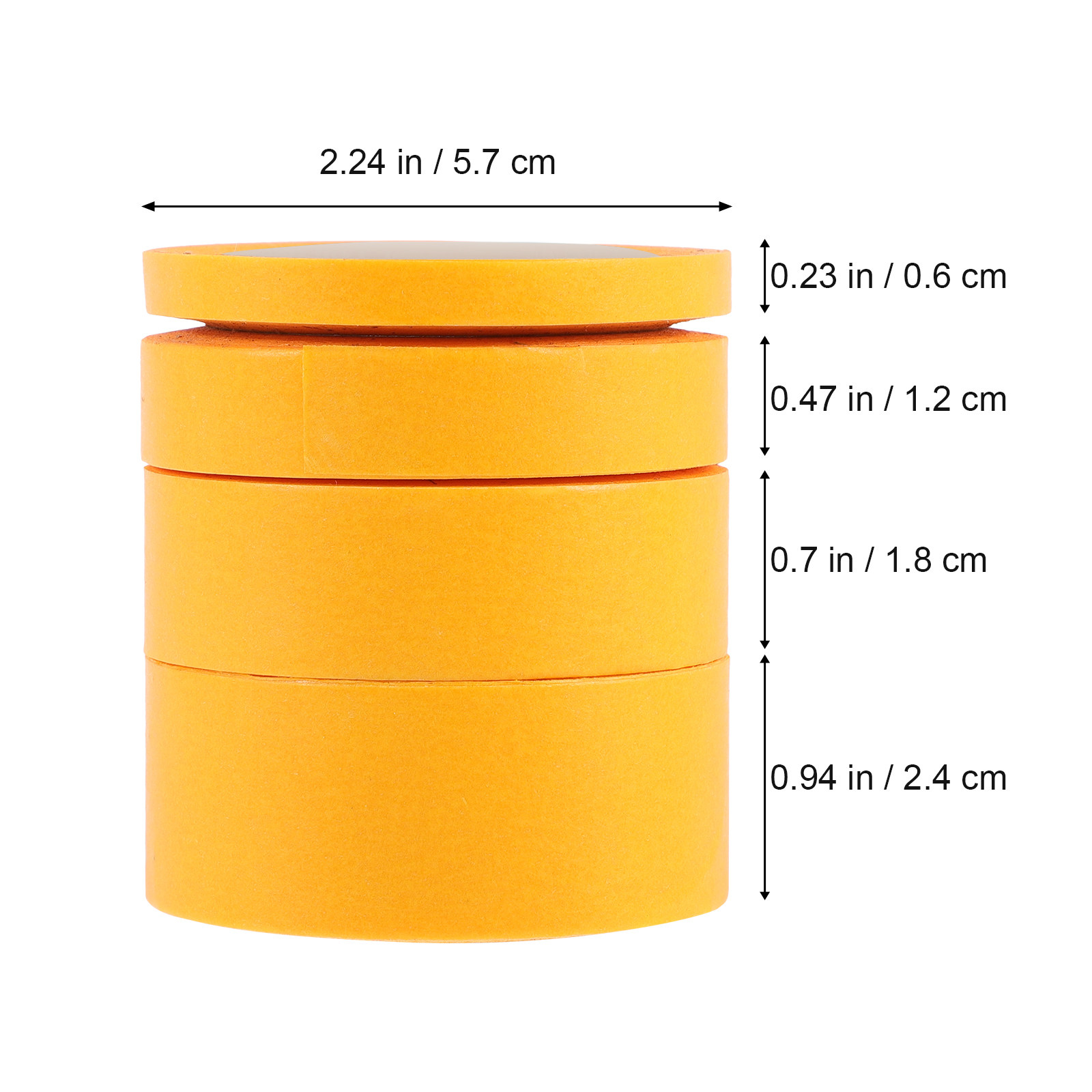 4 rolki cienkiej taśmy maskują – Masking Tape Thin recenzja i cena