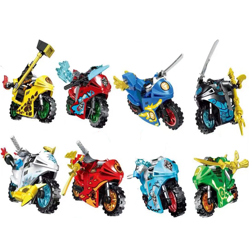 Figurki Ninja Motocykl Klocki  – Model Kit Ikaruga recenzja i cena